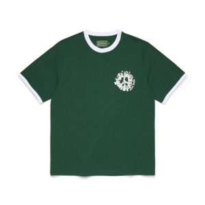 Denim U Ringer Tee Green | Fragment Clothing