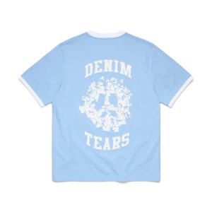 Denim U Ringer Tee Light Blue | Fragment Clothing - View 2