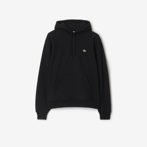 Slim Fit Knight Stamp Cotton Hoodie | Fragment Clothing