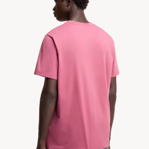 Moncler Embroidered Tricolor Logo Cotton T-Shirt | Fragment Clothing - View 2