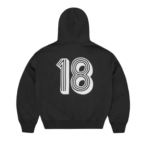 Ghini ZIP Hoodie [black] | Fragment Clothing - View 2