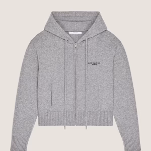 Givenchy Grey Zipped Hoodie in Wool and Cashmere | Fragment Clothing