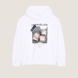 Givenchy Hoodie Sweatshirt in Fleece with Archive print | Fragment Clothing