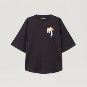 I Love Pa Over T-Shirt Black | Fragment Clothing