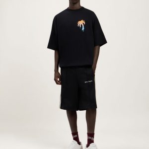 I Love Pa Over T-Shirt Black | Fragment Clothing - View 2