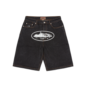 Island Denim Short [washed Black] | Fragment Clothing