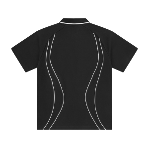 Island Pique Polo Shirt [black] (1) | Fragment Clothing