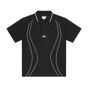 Island Pique Polo Shirt [black] | Fragment Clothing
