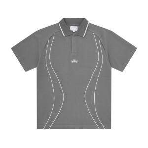 Island Pique Polo Shirt [grey] | Fragment Clothing