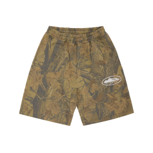 Island Puff Print Sweatshort [forest Camo] | Fragment Clothing