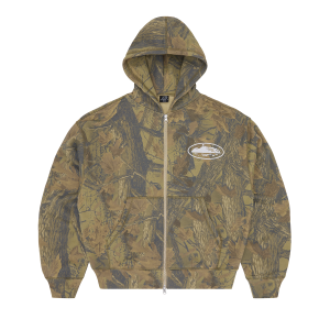 Island Puff Print ZIP Hoodie [forest Camo] | Fragment Clothing
