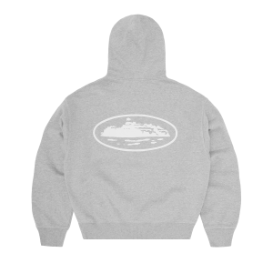 Island Puff Print ZIP Hoodie [heather Grey] | Fragment Clothing - View 2