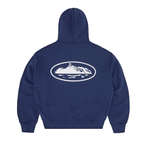 Island Puff Print ZIP Hoodie [navy] | Fragment Clothing - View 2