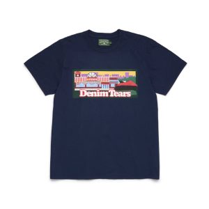 Liberty Rock Skyline Tee Navy | Fragment Clothing