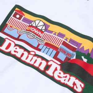 Liberty Rock Skyline Tee White | Fragment Clothing - View 2