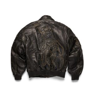 Libertas Studded Leather Jacket | Fragment Clothing - View 2