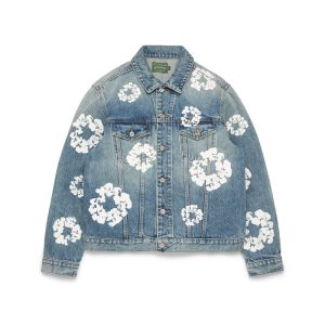 Cotton Wreath Denim Jacket Light Wash | Fragment Clothing