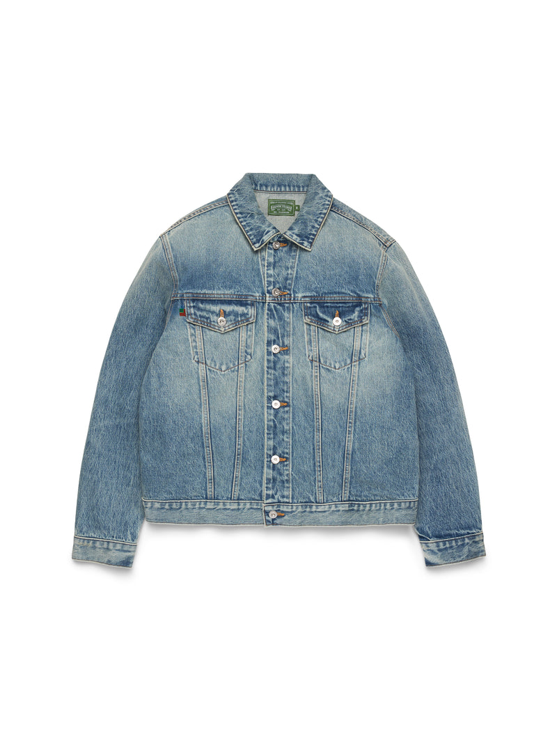 LightWashDenimJacket-Front Denim Jacket Light Wash | Fragment Clothing