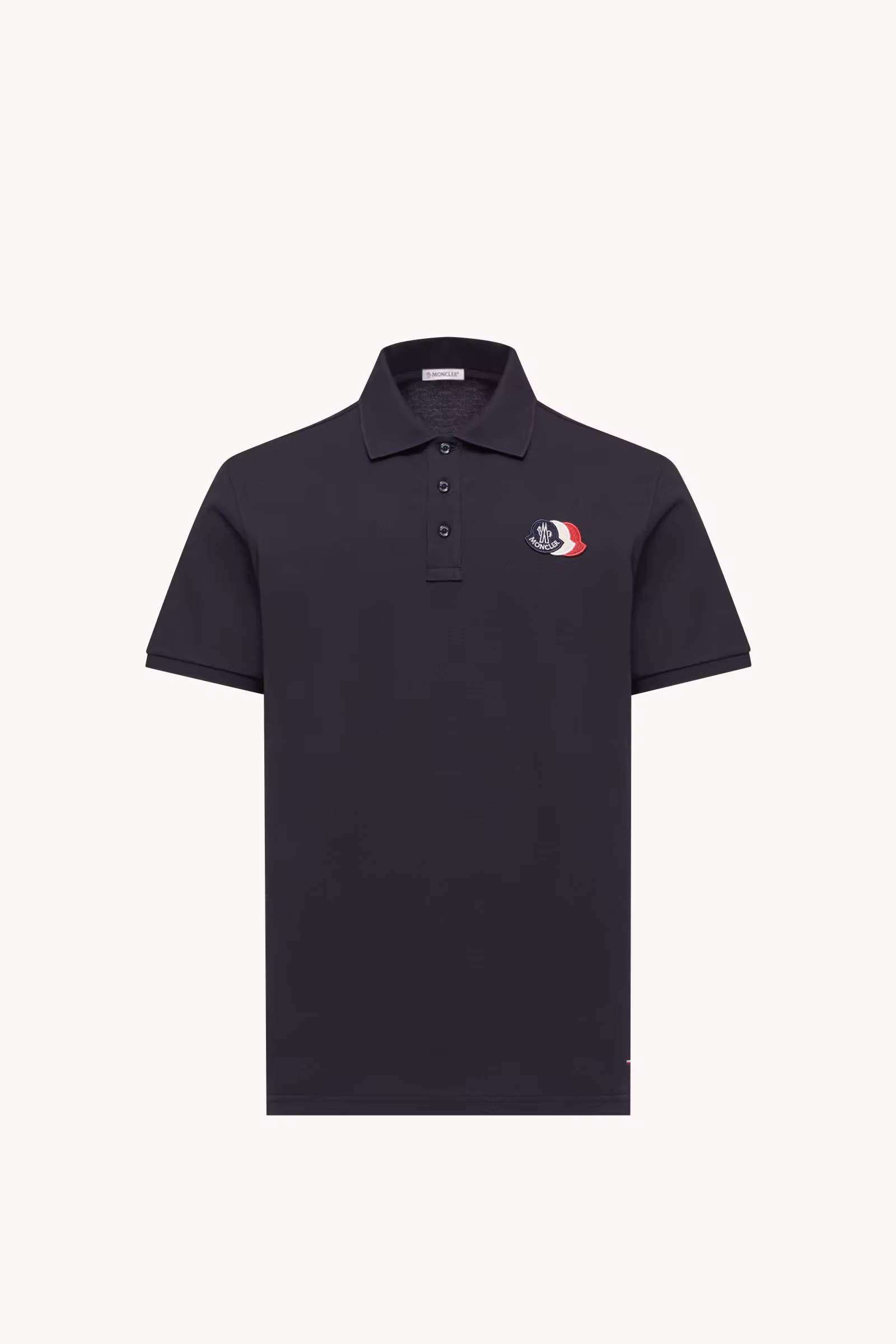 Logo Patch Cotton Piquet Polo Shirt Moncler Logo Patch Cotton Piquet Polo Shirt | Fragment Clothing