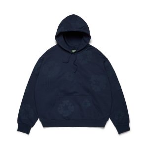 Mono Cotton Wreath Hoodie Navy | Fragment Clothing