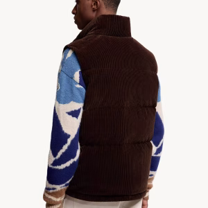 Moncler Agen Corduroy Down Vest | Fragment Clothing - View 2
