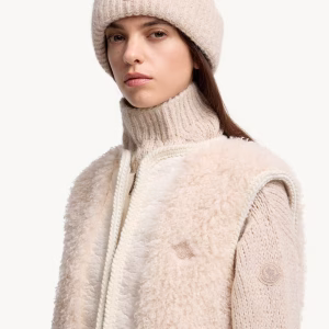 Moncler Beige Alpaca Blend Beanie1 | Fragment Clothing