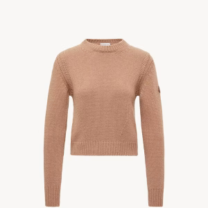 Moncler Beige Wool & Cashmere Sweater | Fragment Clothing