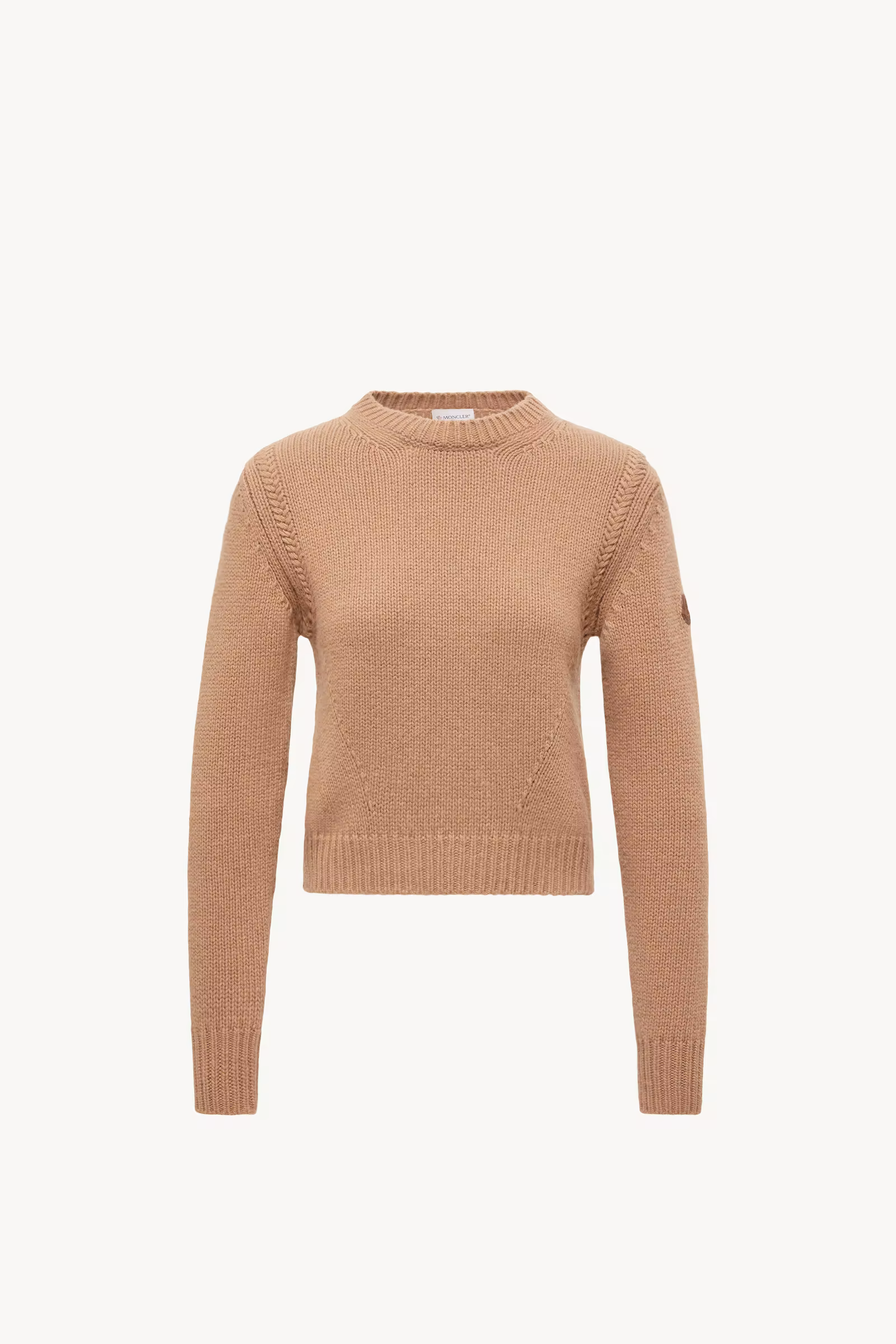 Moncler Beige Wool & Cashmere Sweater Moncler Beige Wool & Cashmere Sweater | Fragment Clothing