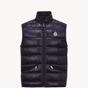 Moncler Blue Gui Packable Down Gilet | Fragment Clothing