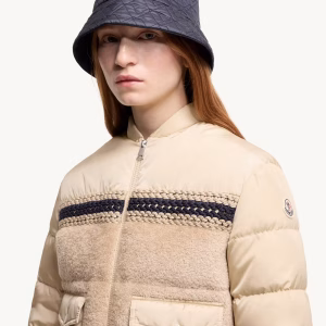 Moncler Blue Reversible Bucket Hat | Fragment Clothing - View 2