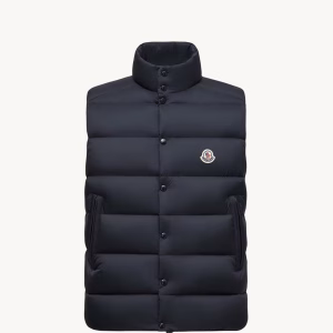 Moncler Blue Tibb Down Vest | Fragment Clothing