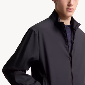 Moncler Bonavent Linen Blend Windbreaker | Fragment Clothing - View 2