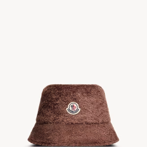 Moncler Brown Teddy Bucket Hat