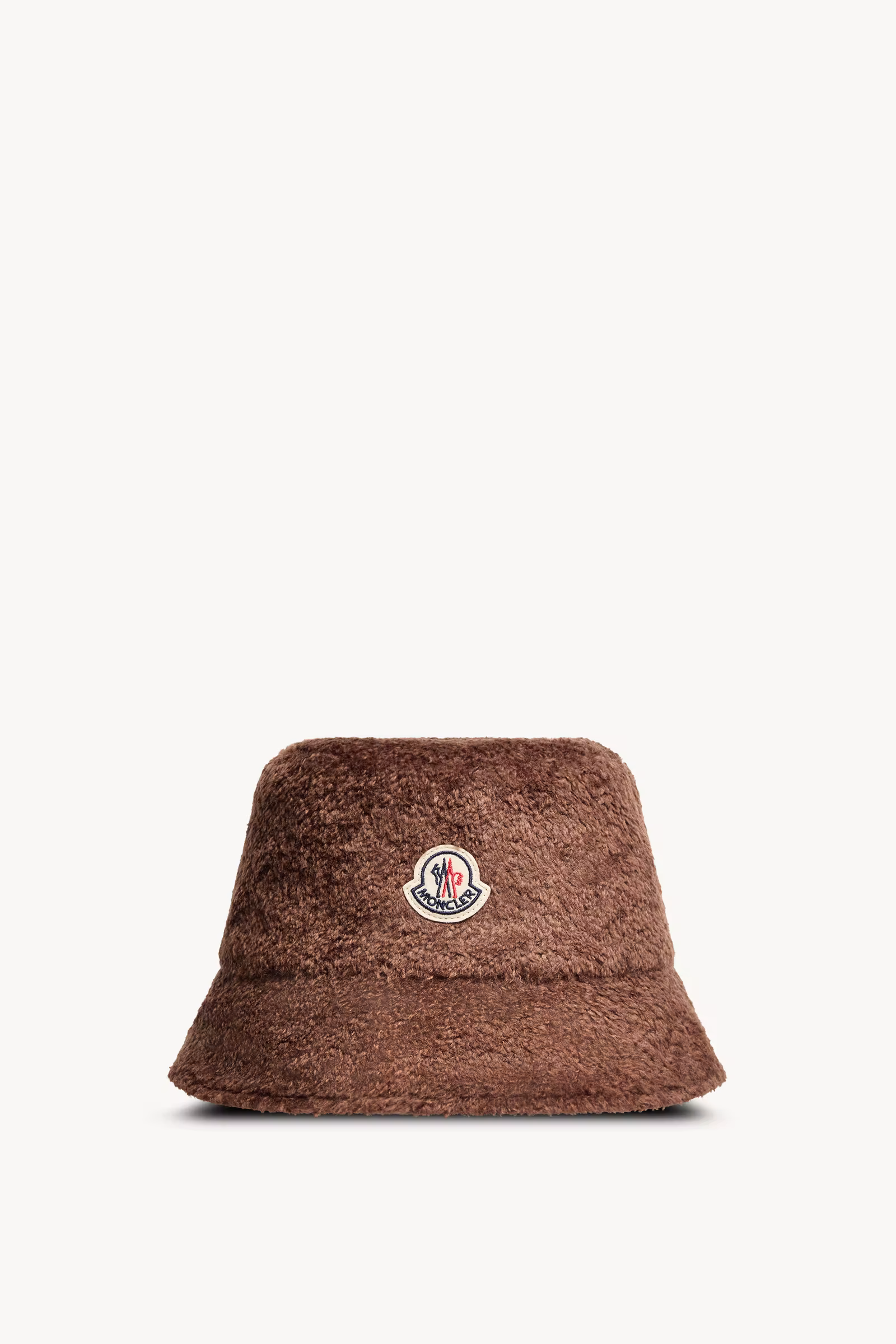 Moncler Brown Teddy Bucket Hat Moncler Brown Teddy Bucket Hat
