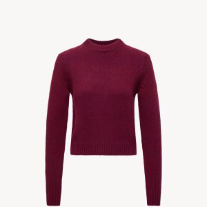 Moncler Burgundy Wool & Cashmere Sweater | Fragment Clothing