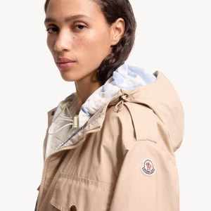 Moncler Carex Hooded Cotton Blend Poplin Jacket | Fragment Clothing - View 2
