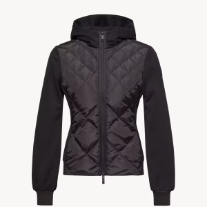 Moncler Cotton Fleece Padded Zip-Up Hoodie | Fragment Clothing