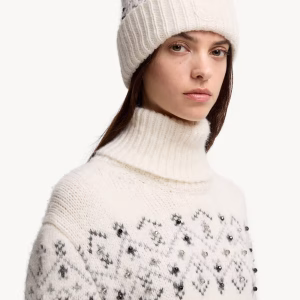 Moncler Crystal Embroidered Alpaca Blend Beanie1 | Fragment Clothing