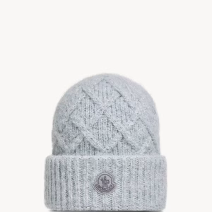 Moncler Light Blue Alpaca Blend Beanie | Fragment Clothing