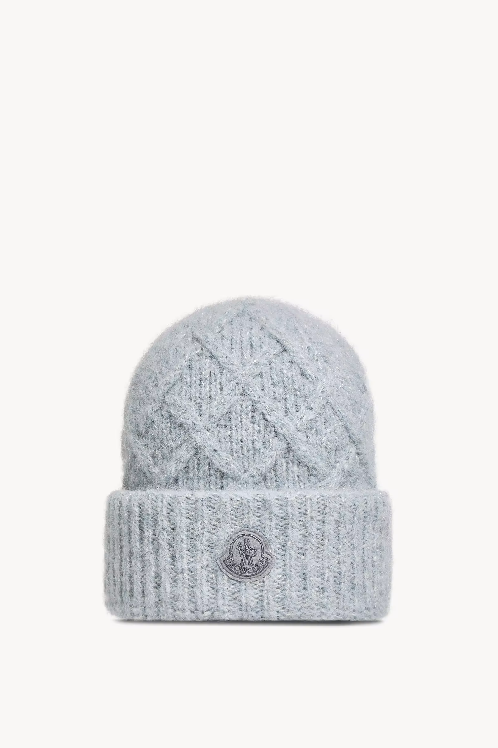 Moncler Light Blue Alpaca Blend Beanie Moncler Light Blue Alpaca Blend Beanie | Fragment Clothing