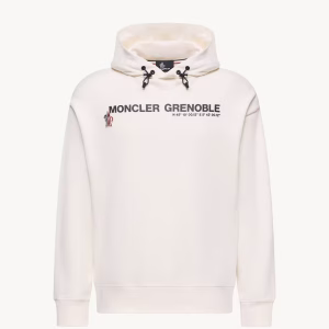 Moncler Logo Cotton Hoodie | Fragment Clothing