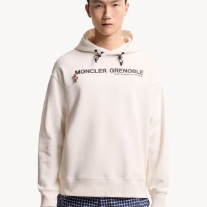 Moncler Logo Cotton Hoodie | Fragment Clothing - View 2