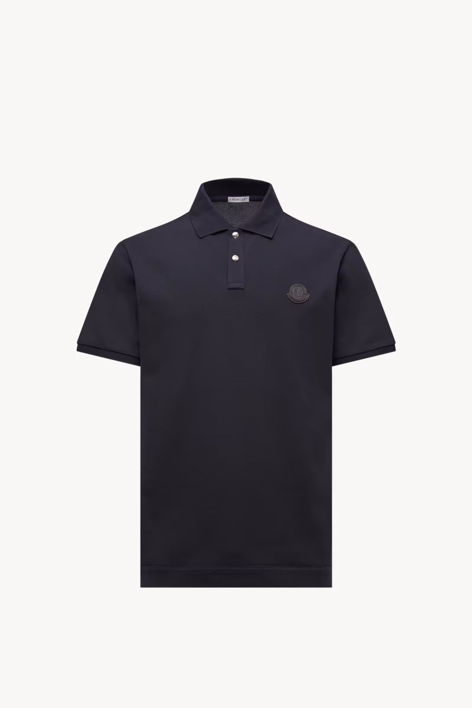 Moncler Logo Patch Navy Blue Cotton Piquet Polo Shirt Moncler Logo Patch Navy Blue Cotton Piquet Polo Shirt | Fragment Clothing