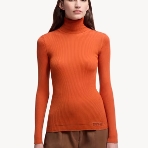 Moncler Logo Wool Turtleneck Sweater | Fragment Clothing - View 2
