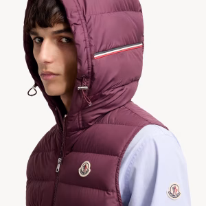 Moncler Marseillan Hooded Down Vest | Fragment Clothing - View 2