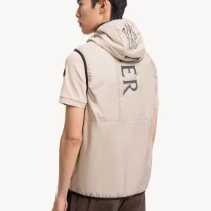 Moncler Moretan Hooded Vest | Fragment Clothing - View 2