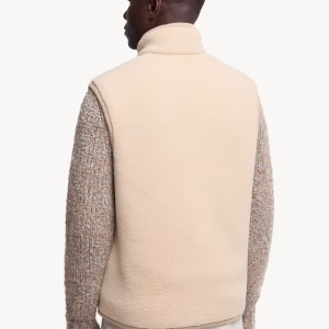Moncler Nubuck-Trimmed Teddy Vest | Fragment Clothing - View 2