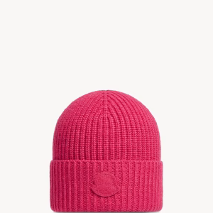 Moncler Pink Cashmere Beanie | Fragment Clothing