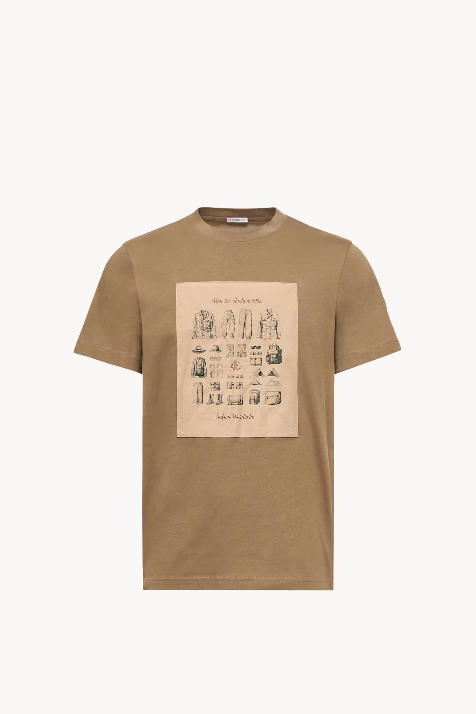 Moncler Safari Wardrobe Print Cotton T-Shirt Moncler Safari Wardrobe Print Cotton T-Shirt | Fragment Clothing