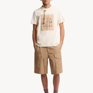 Moncler Safari Wardrobe Print Cotton T-Shirt | Fragment Clothing - View 2